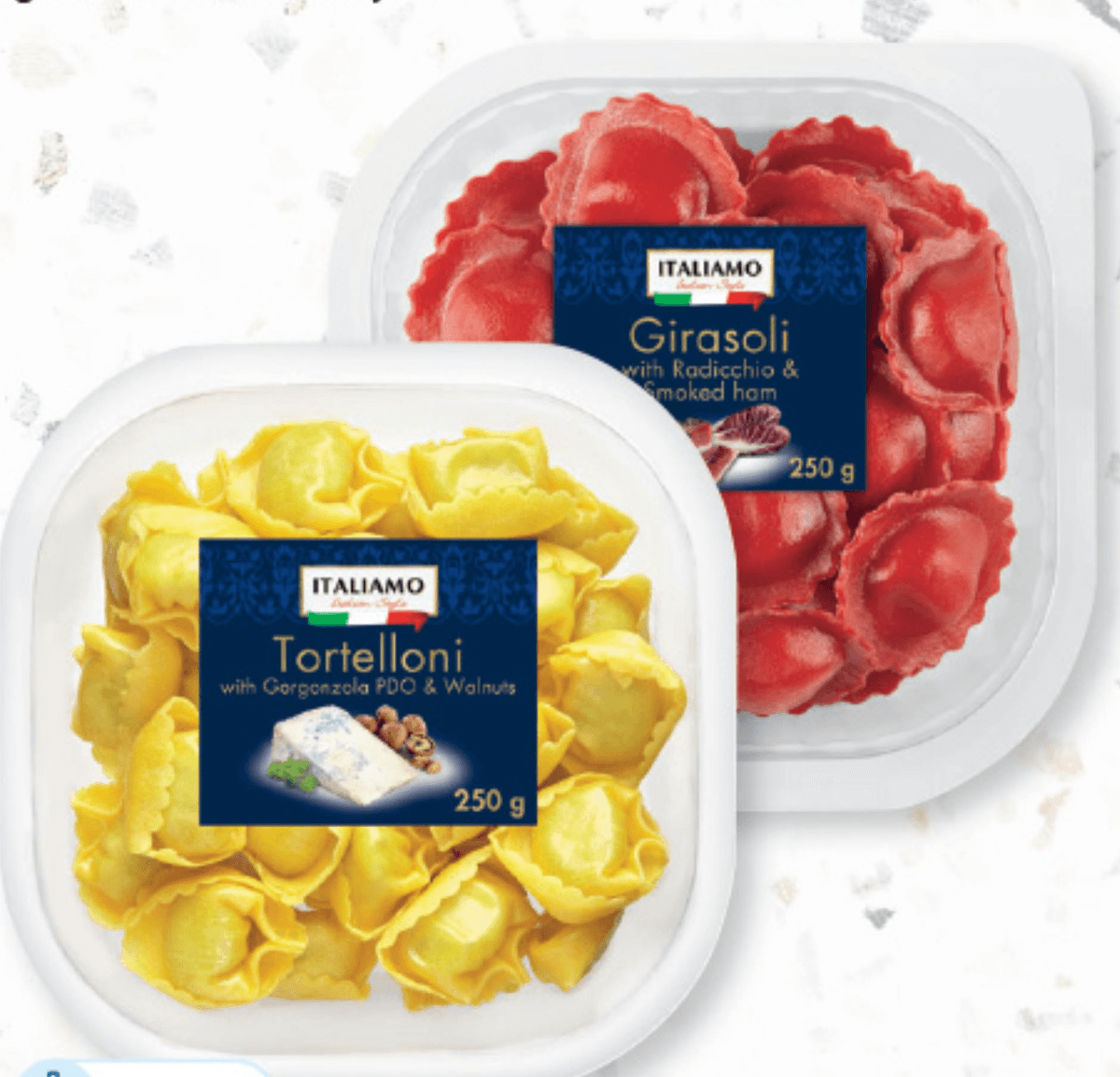 ITALIAMO Sveže polnjene jajčne testenine 250 g - Akcija v trgovini Lidl