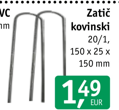 Zatič PVC 20/1 - Akcija v trgovini Jager