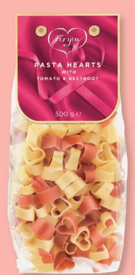 FOR YOU Testenine v obliki srčkov 500 g - Akcija v trgovini Lidl