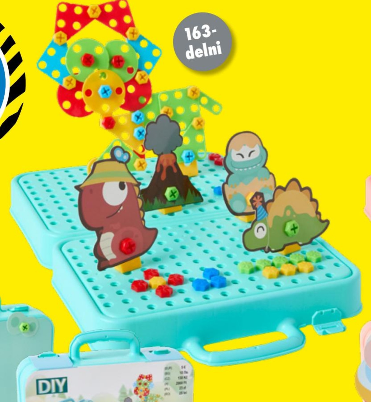 Škatla s sestavljankami 163-delni - Akcija v trgovini Tedi