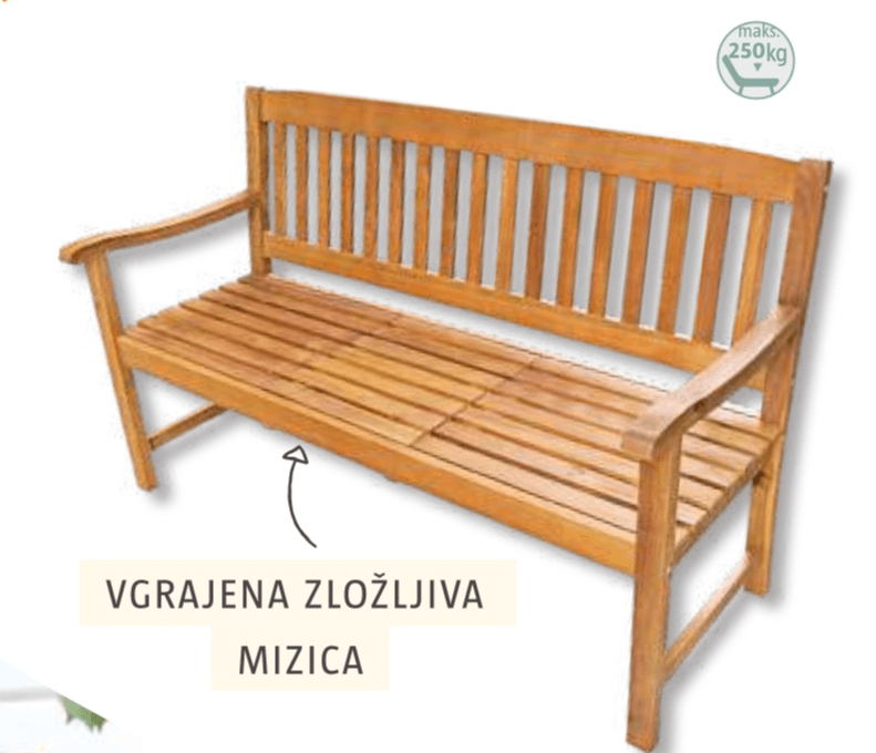 Vrtna klop 'Diana' - Akcija v trgovini Bauhaus