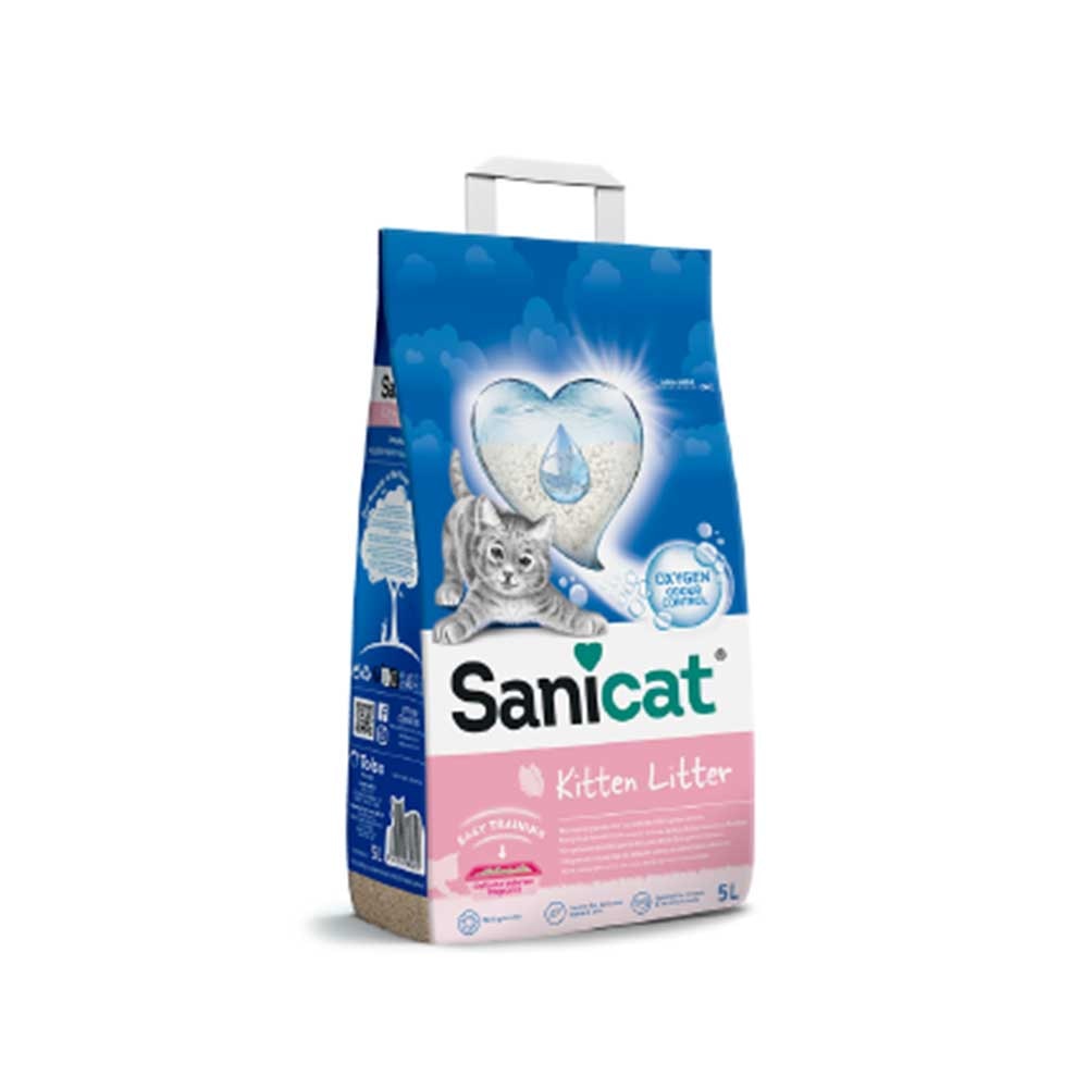 Sanicat Kitten Litter 5L - Akcija v trgovini Mr. Pet