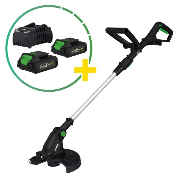 Akumulatorska kosilnica z nitko Iskra ERO IEX-CGT-162+SET - Akcija v trgovini Merkur