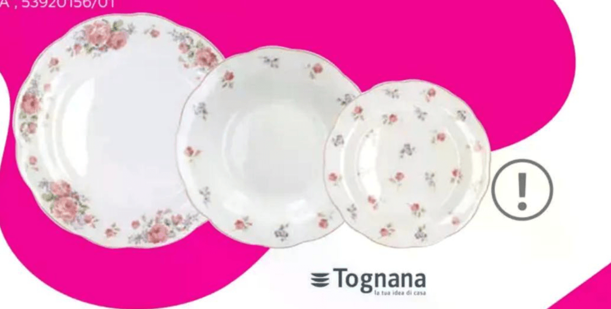 Kombinirani servis „POEMA" 18-delni set Tognana - Akcija v trgovini Mömax