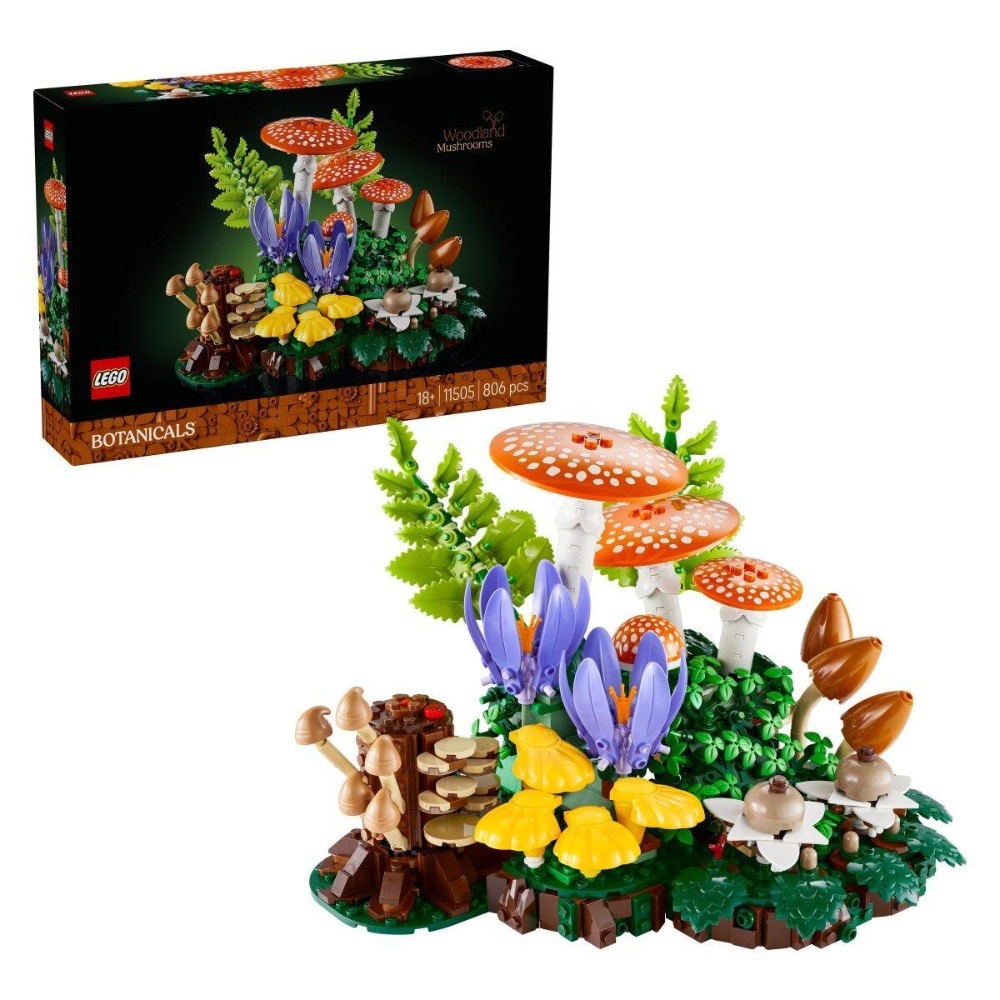 LEGO Botanicals gozdne gobe - Akcija v trgovini Kompas Shop