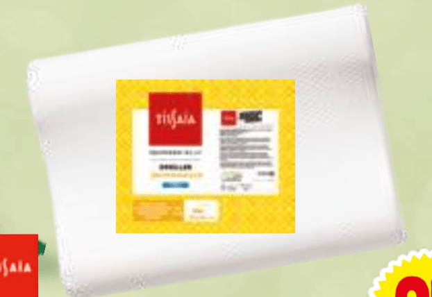 Ergonomski vzglavnik 36 x 50 cm TISSAIA - Akcija v trgovini E.Leclerc