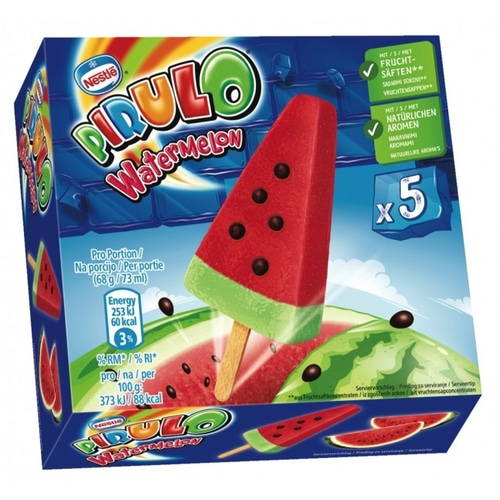 Nestlé Pirulo sladoled lubenica/kaktus 5 x 73 ml / 9 x 45 ml Akcija v trgovini Lidl