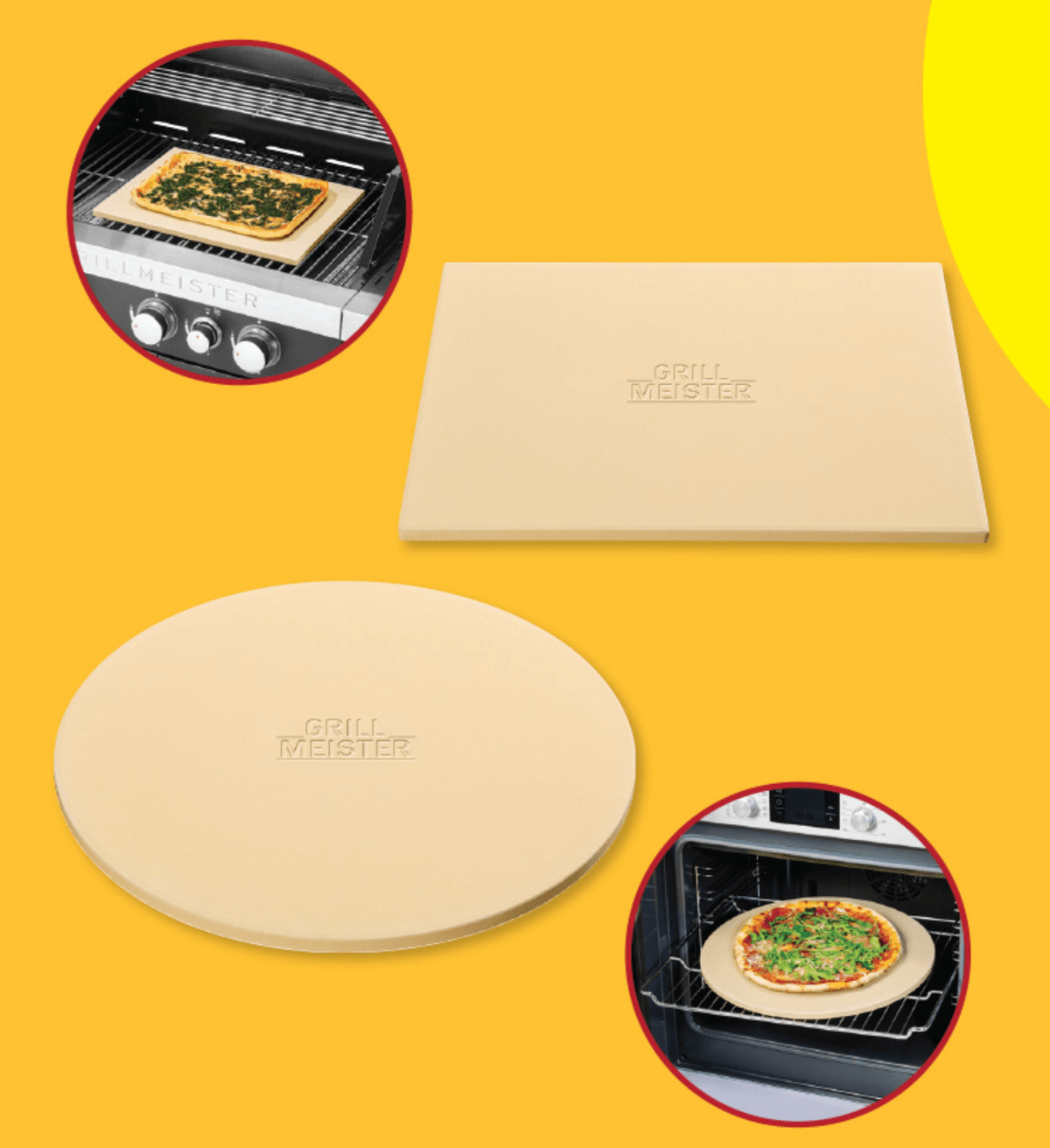 GRILLMEISTER Kamen za peko pic - Akcija v trgovini Lidl