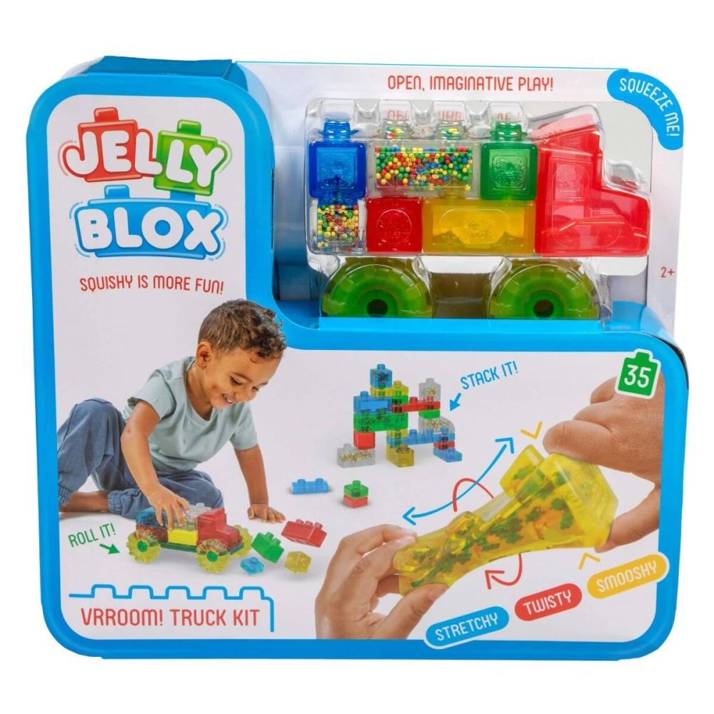 Vrooom! Tovornjak 35 kock Jelly Blox - Akcija v trgovini Baby Center