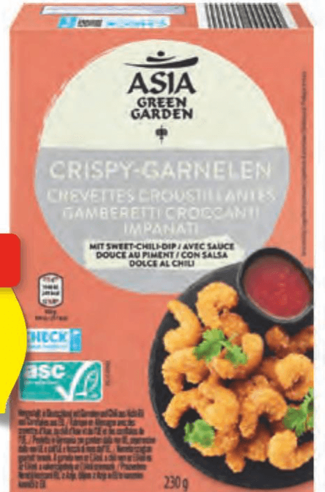 Asia Green Garden Ocvrti kozice z omako 230 g - Akcija v trgovini Hofer