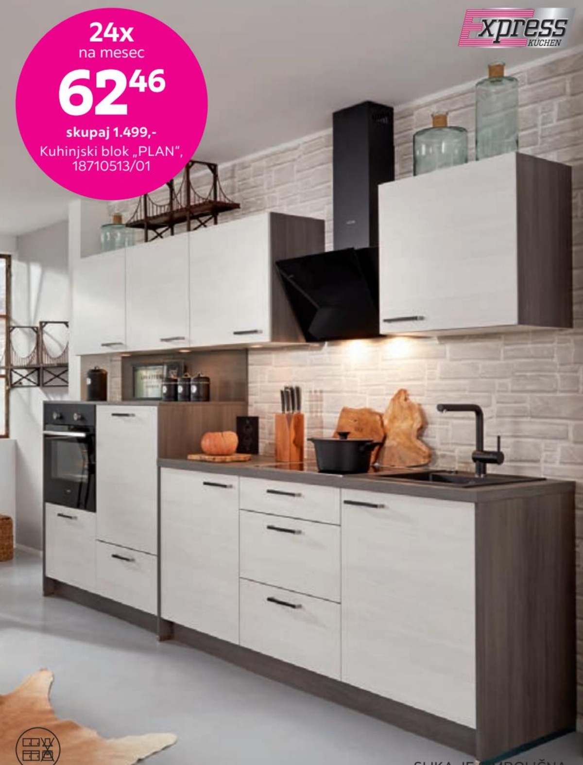 Kuhinjski blok „PLAN" xpress KÜCHEN - Akcija v trgovini Mömax
