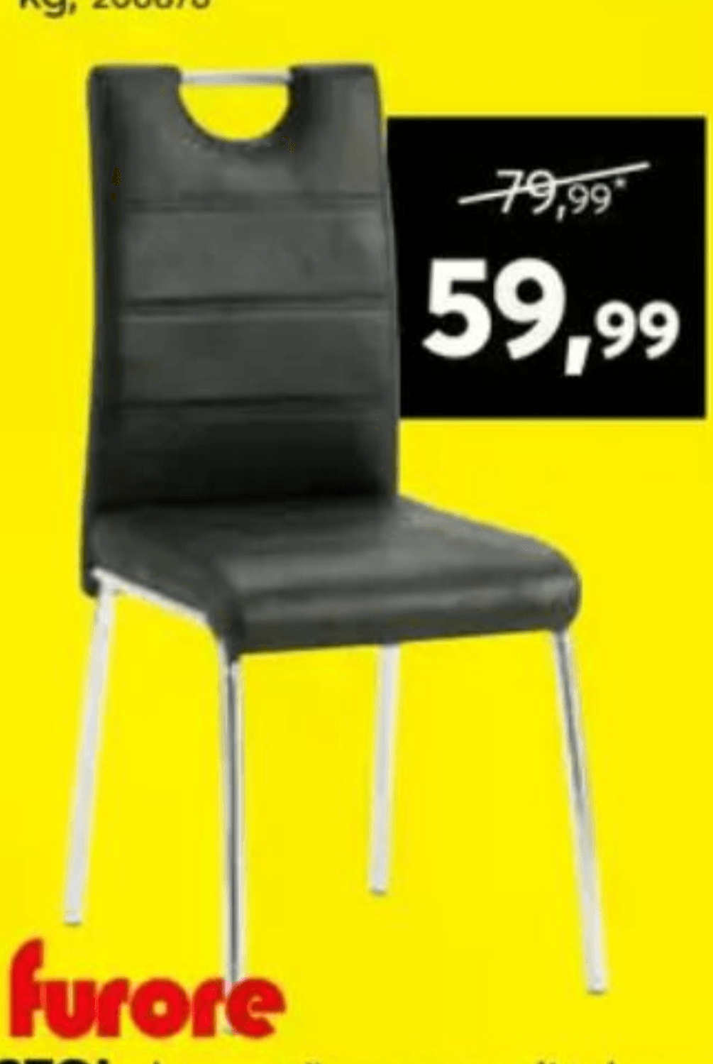 Stol Furore - Akcija v trgovini Dipo