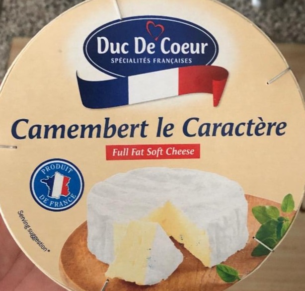 Duc de Coeur Mehki sir Camembert le Caractère 250 g - Akcija v trgovini Lidl