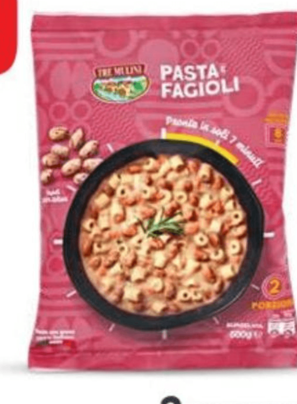 Tre Mulini Testenine s fižolom 500 g - Akcija v trgovini Eurospin