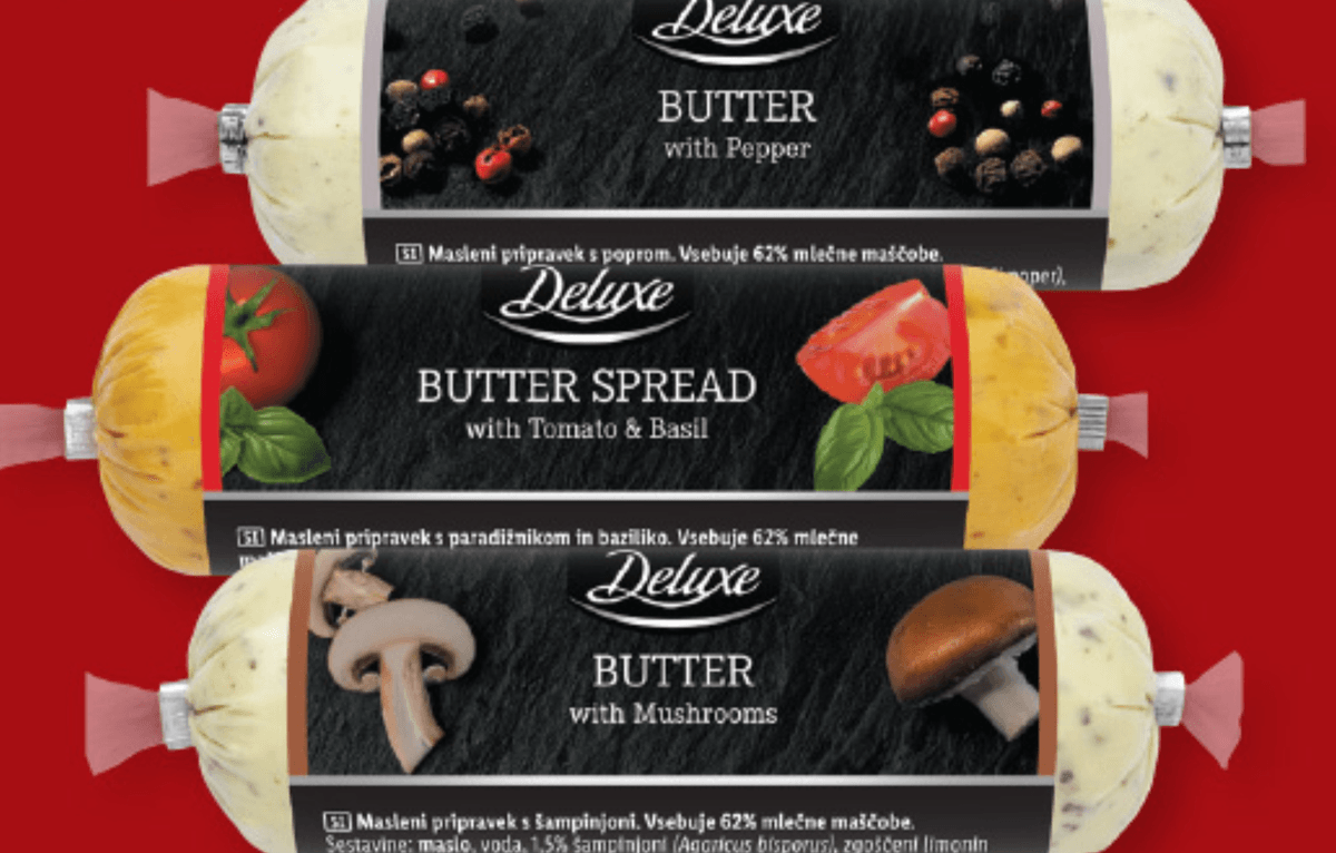 Deluxe Aromatizirano maslo 125 g - Akcija v trgovini Lidl