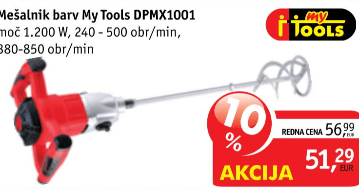 Mešalnik barv My Tools DPMX1001 - Akcija v trgovini Jager