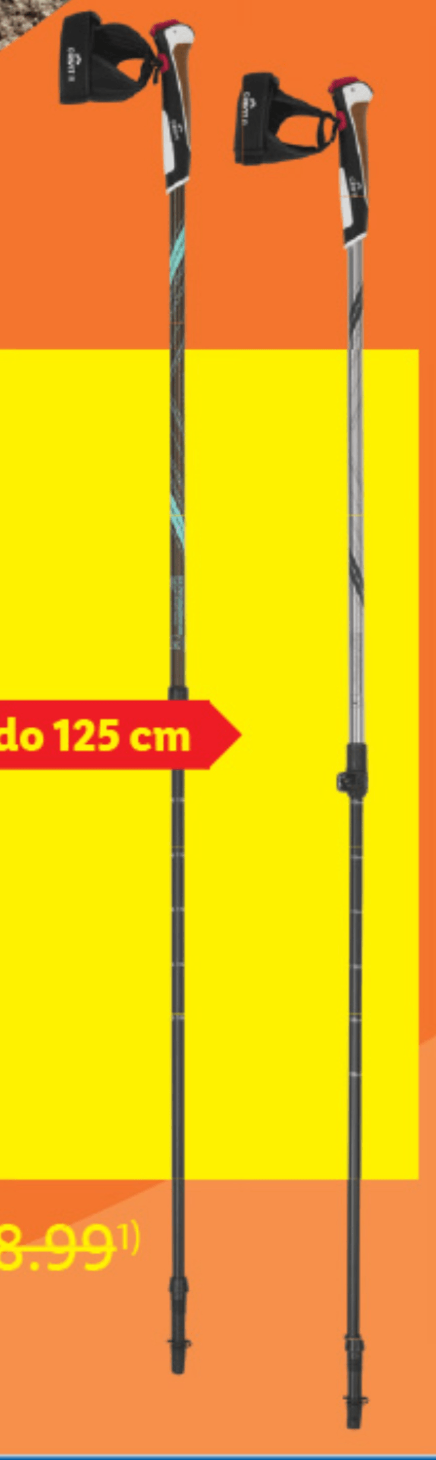 CRIVIT Karbonski palici za nordijsko hojo - Akcija v trgovini Lidl