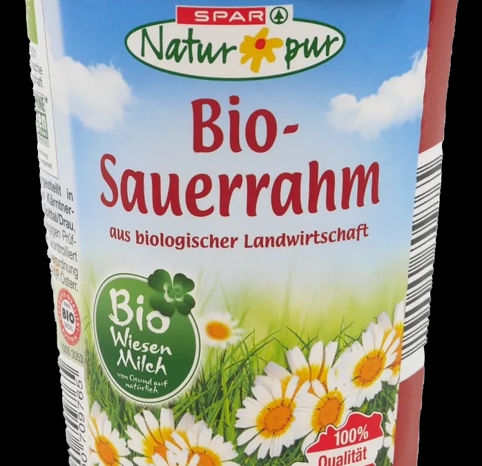 Bio Kisla smetana 250 g Natur pur - Akcija v trgovini Spar