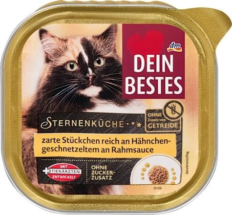 Dein Bestes Sternenküche popolna hrana za odrasle mačke 100 g Akcija v trgovini Dm