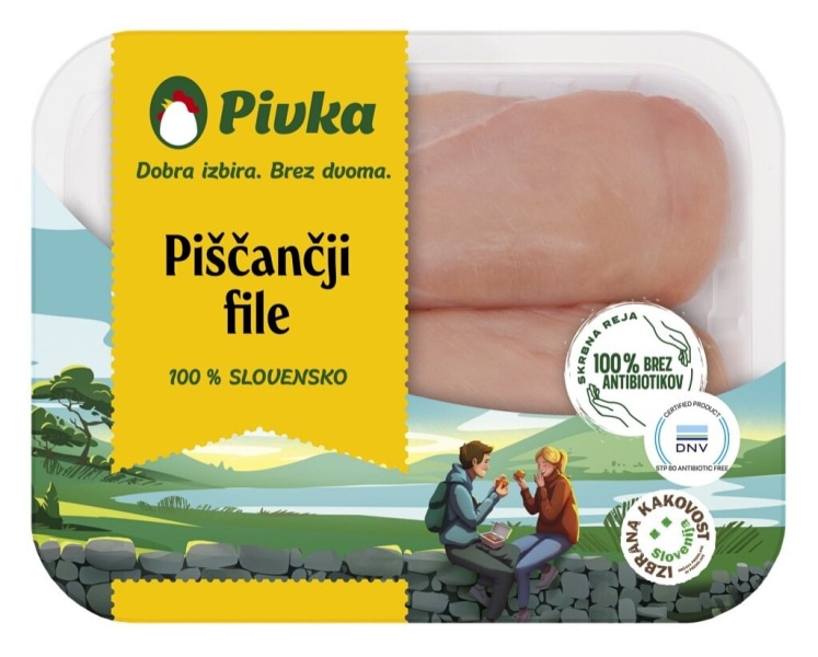 Piščančji file Perutnina Ptuj in Pivka - Akcija v trgovini Mercator