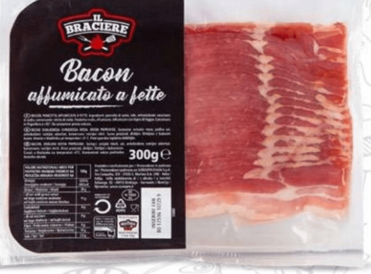 BRACIERE Bacon affumicato a fette 300 g - Akcija v trgovini Eurospin