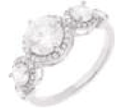 Prstan s cirkonijevimi oksidi - Akcija v trgovini E.Leclerc