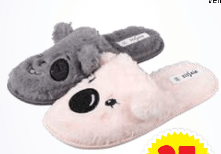 Ženski copati - Akcija v trgovini E.Leclerc