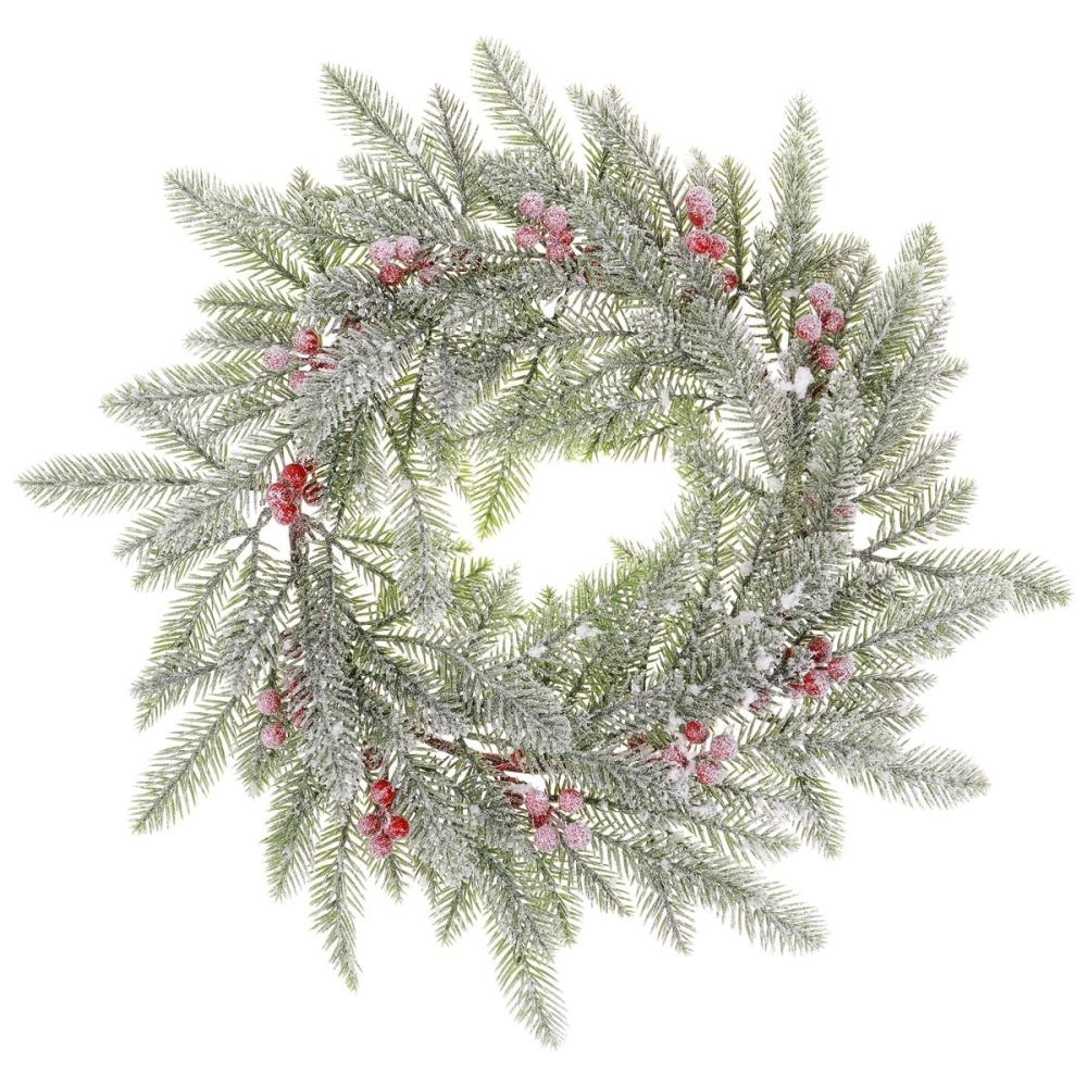 LEDEN VENČEK Z JAGODAMI Ø 50 cm - Akcija v trgovini Merkur