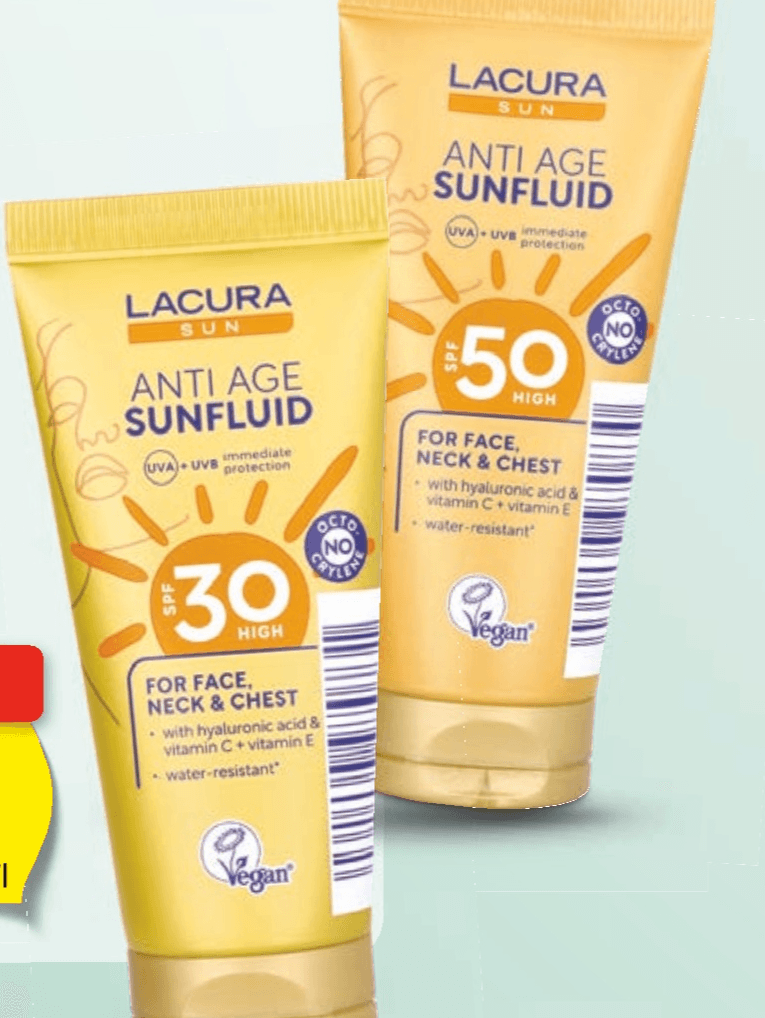 Lacura Anti-Age Sunfluid 50 ml - Akcija v trgovini Hofer