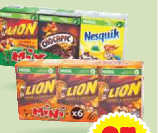 Kosmiči 6/1 Nestle 190 g ali 240 g - Akcija v trgovini E.Leclerc