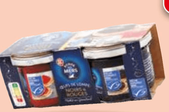 Pasterizirane črne in rdeče ikre Mers 2x100 g - Akcija v trgovini E.Leclerc