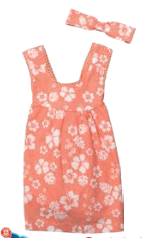 Dekliška obleka + trak za lase - Akcija v trgovini E.Leclerc