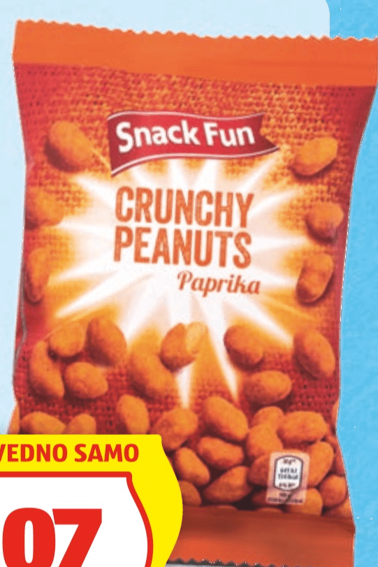Snack Fun arašidi v testu 200 g - Akcija v trgovini Hofer