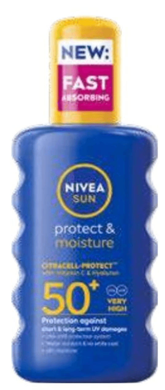 NIVEA SUN Protect & Moisture sprej 200 ml - Akcija v trgovini Dm