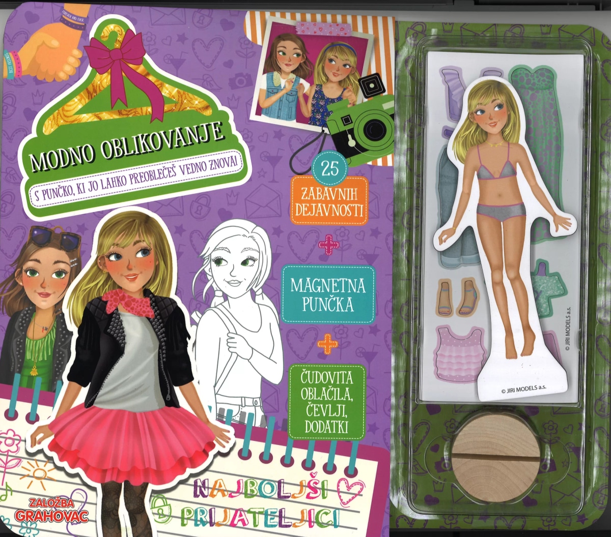 Modno oblikovanje, Najboljši prijateljici Založba Grahovac - Akcija v trgovini Mueller