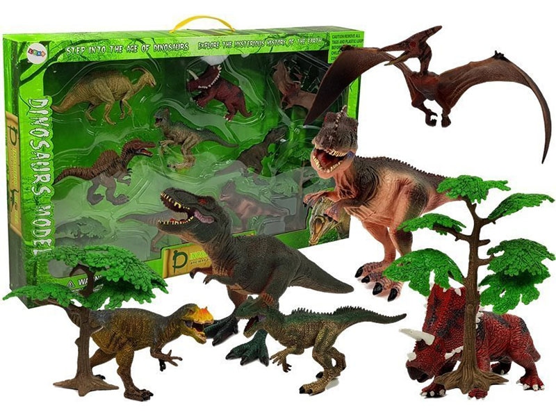 Komplet igrač, dinozavri 9-delni DINOSAURIERWELT - Akcija v trgovini Tedi