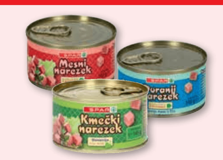 Mesni, kmečki ali puranji narezek 145 g SPAR - Akcija v trgovini Spar