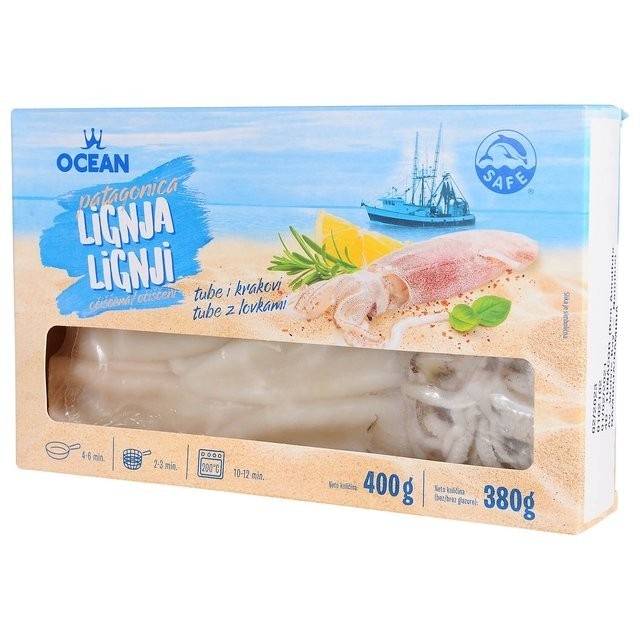 Ocean Sea Patagonski lignji 400 g Akcija v trgovini Lidl