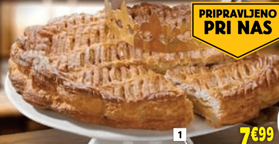 Kraljeva pita z mandlji 500 g - Akcija v trgovini E.Leclerc