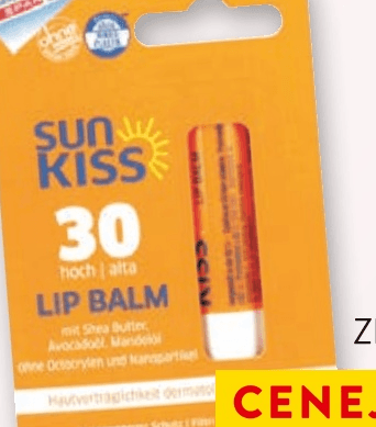 Sun Kiss Balzam za ustnice 4,8 g - Akcija v trgovini Spar