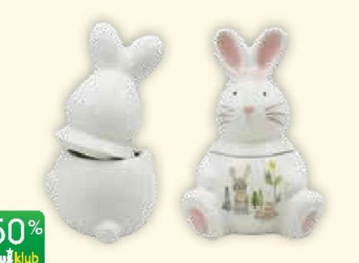 Vivi Keramična figura zajec - Akcija v trgovini Tuš