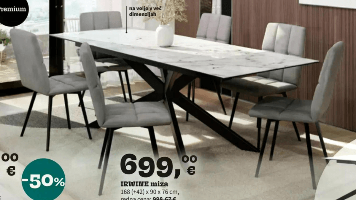 KIKO stol - Akcija v trgovini Prima