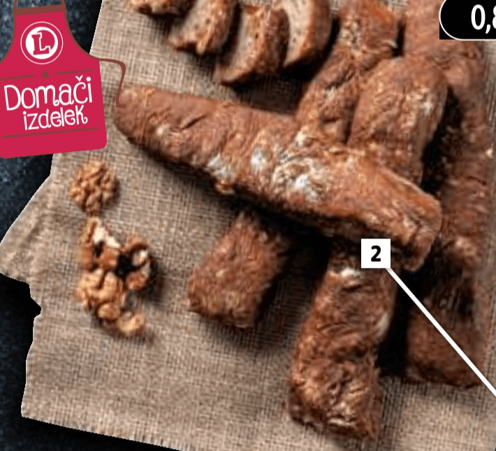 Ajdova palčka z orehi - Akcija v trgovini E.Leclerc