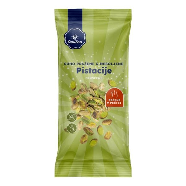 Pistacije Odlično 80 g Hrib - Akcija v trgovini Tuš