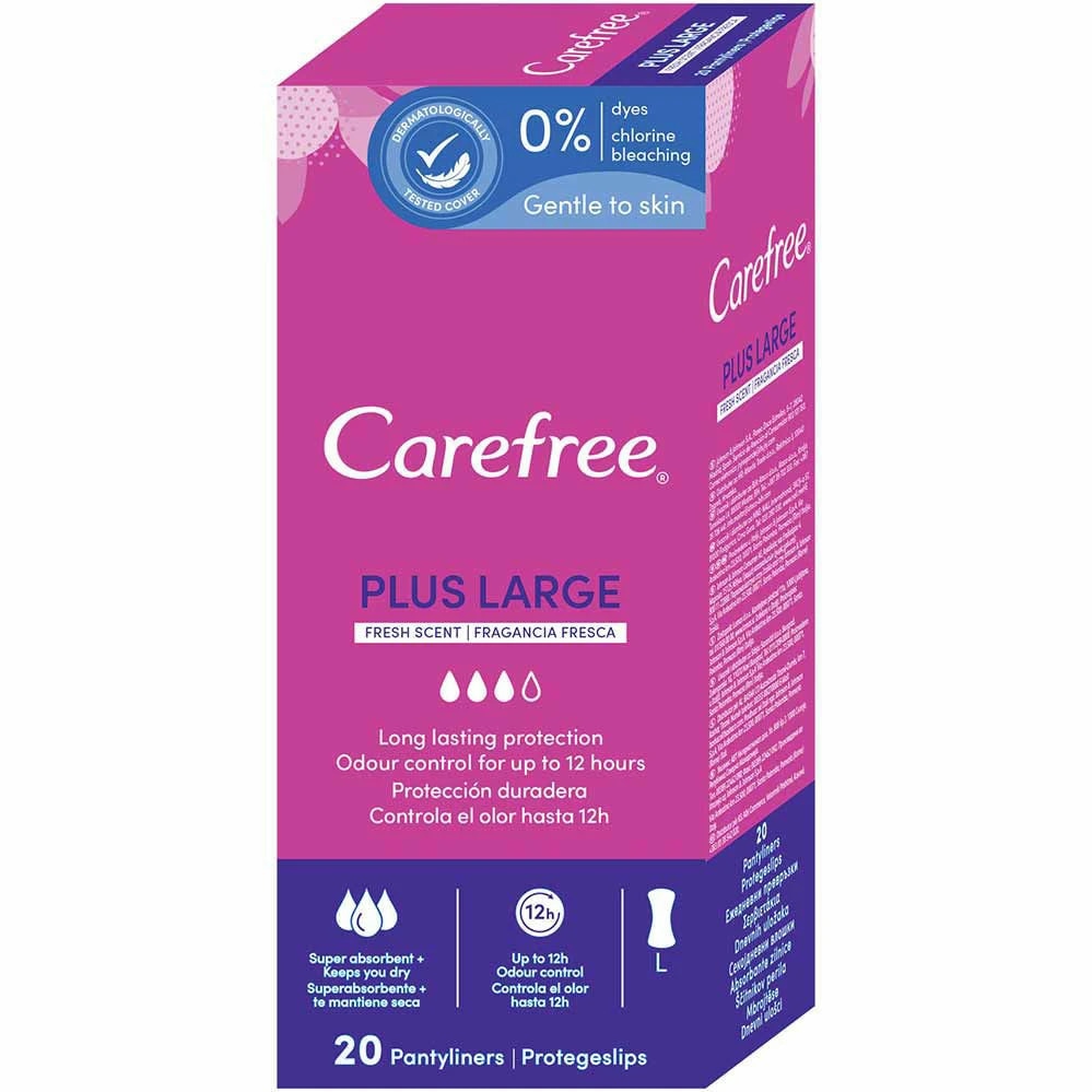 Carefree Plus Large ščitniki perila 48 kosov - Akcija v trgovini Dm