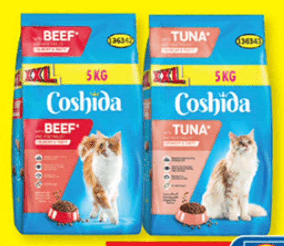 COSHIDA Briketi za mačke XXL 5 kg - Akcija v trgovini Lidl