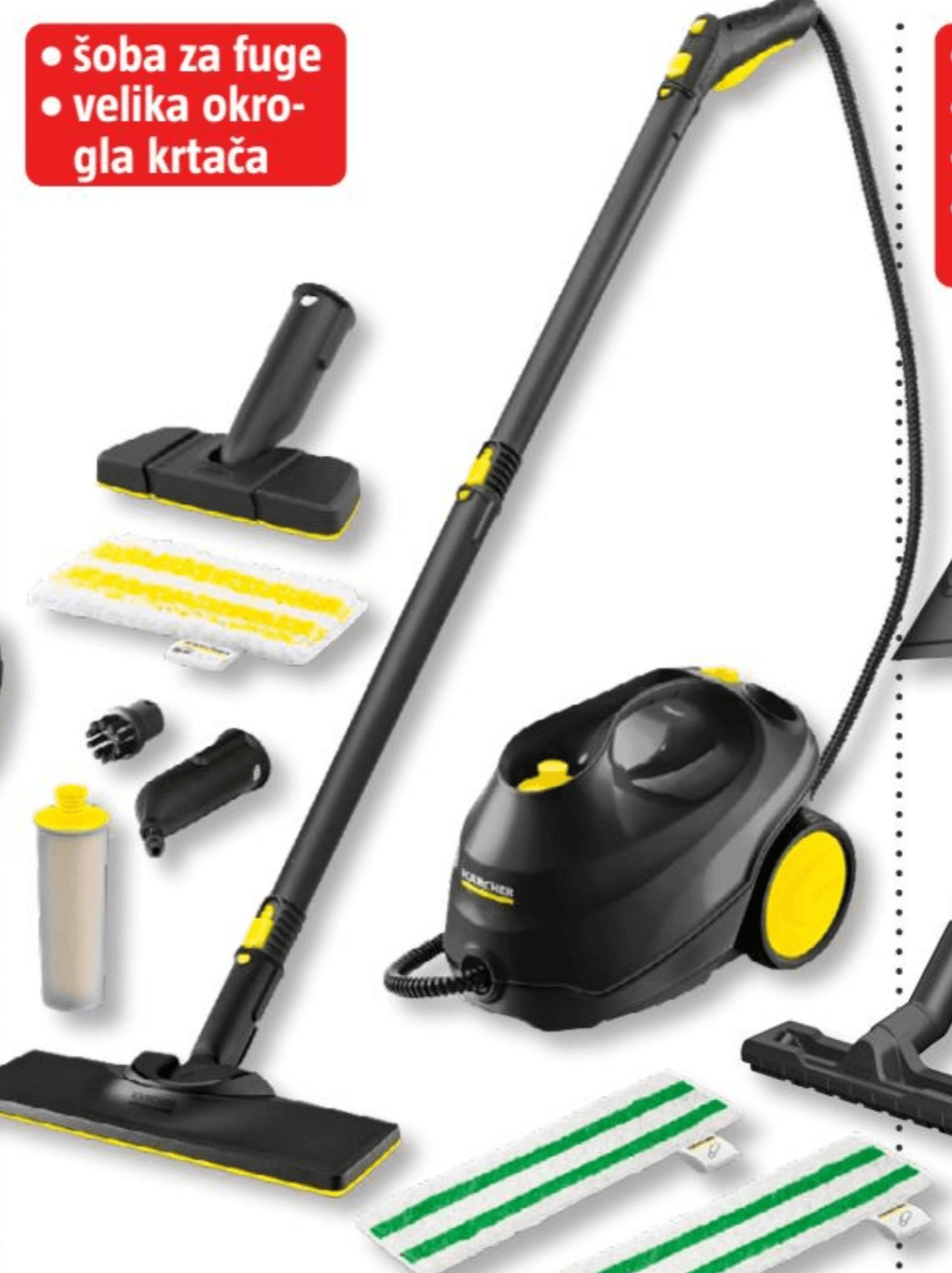 Parni čistilnik 'SC 3 Easyfix Go!Further' Kärcher - Akcija v trgovini Bauhaus