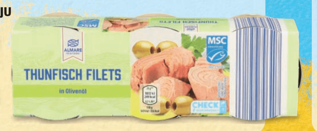 Almare Seafood Tunina v olivnem olju 3 x 70 g - Akcija v trgovini Hofer