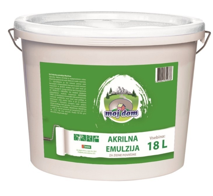 Akrilna emulzija Moj dom 1 L - Akcija v trgovini Jager