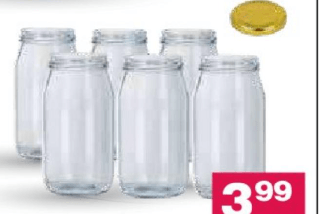 Kozarec za vlaganje 415 ml, 6/1 Akcija v trgovini Mercator